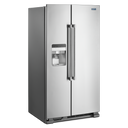 Maytag® 36-Inch Wide Side-by-Side Refrigerator with Exterior Ice and Water Dispenser - 25 Cu. Ft. MSS25C4MGZ