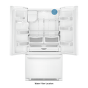 Maytag® 36- Inch Wide French Door Refrigerator with PowerCold® Feature - 25 Cu. Ft. MFI2570FEW