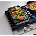 Kitchenaid® 30 5-Burner Gas Cooktop with Griddle KCGS950ESS