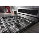 Kitchenaid® 30-Inch 5-Burner Gas Convection Range KFGG500ESS