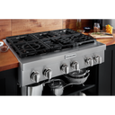 KitchenAid® 36'' 6-Burner Commercial-Style Gas Rangetop KCGC506JSS