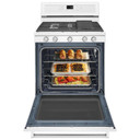Kitchenaid® 30-Inch 5-Burner Gas Convection Range KFGG500EWH