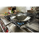 KitchenAid® 48'' Smart Commercial-Style Gas Range with Griddle KFGC558JPA