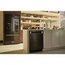 Kitchenaid® 30-Inch 5-Burner Gas Slide-In Convection Range KSGG700EBS