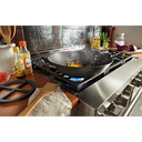KitchenAid® 36'' Smart Commercial-Style Gas Range with 6 Burners KFGC506JBK