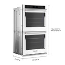 KitchenAid® 30" Double Wall Oven with Air Fry Mode KOED530PWH