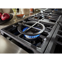 KitchenAid® 48'' Smart Commercial-Style Gas Range with Griddle KFGC558JSS