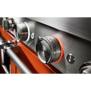 KitchenAid® 48'' Smart Commercial-Style Dual Fuel Range with Griddle KFDC558JSC