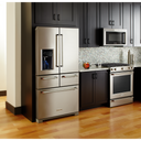 Kitchenaid® 25.8 Cu. Ft. 36 Multi-Door Freestanding Refrigerator with Platinum Interior Design KRMF706ESS