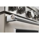 KitchenAid® 30'' Smart Commercial-Style Gas Range with 4 Burners KFGC500JMH