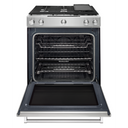 Kitchenaid® 30-Inch 5-Burner Dual Fuel Convection Slide-In Range with Baking Drawer YKSDB900ESS