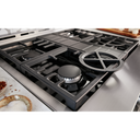 KitchenAid® 30'' Smart Commercial-Style Gas Range with 4 Burners KFGC500JIB