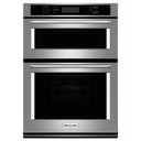 Kitchenaid® 27 Combination Wall Oven with Even-Heat™  True Convection (lower oven) KOCE507ESS