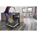 Kitchenaid® 44 dBA Dishwasher in PrintShield™ Finish with 360° Max Jets™ Third Rack KDTM604KBS