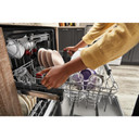 Kitchenaid® 44 dBA Dishwasher in PrintShield™ Finish with 360° Max Jets™ Third Rack KDPM604KPS
