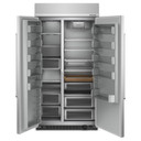 Kitchenaid® 25.5 Cu Ft. 42" Built-In Side-by-Side Refrigerator with PrintShield™ Finish KBSN702MPS Kitchenaid® 25.5 Cu Ft. 42" Built-In Side-by-Side Refrigerator with PrintShield™ Finish KBSN702MPS