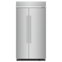 Kitchenaid® 25.5 Cu Ft. 42 Built-In Side-by-Side Refrigerator KBSN702MPS