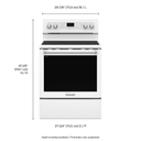 Kitchenaid® 30-Inch 5-Element Electric Convection Range YKFEG500EWH