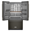 Kitchenaid® 26.8 Cu. Ft. Standard-Depth French Door Refrigerator with Exterior Ice and Water Dispenser KRFF577KBS