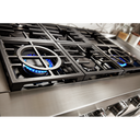 KitchenAid® 48'' Smart Commercial-Style Dual Fuel Range with Griddle KFDC558JPA