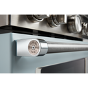 KitchenAid® 30'' Smart Commercial-Style Dual Fuel Range with 4 Burners KFDC500JMB