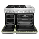 KitchenAid® 48'' Smart Commercial-Style Dual Fuel Range with Griddle KFDC558JAV