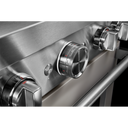 KitchenAid® 30'' Smart Commercial-Style Dual Fuel Range with 4 Burners KFDC500JMH