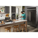 Kitchenaid® 30 Cu. Ft. 48" Built-In Side-by-Side Refrigerator with PrintShield™ Finish KBSN708MBS