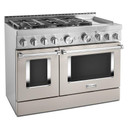 KitchenAid® 48'' Smart Commercial-Style Gas Range with Griddle KFGC558JMH