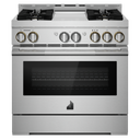 Jennair® 36 RISE™ Gas Professional-Style Range with Chrome-Infused Griddle JGRP536HL