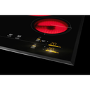 Jennair® 30" Electric Radiant Downdraft Touch Cooktop black JED4430KB