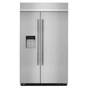 Jennair® RISE™ 48" Built-In Side-By-Side Refrigerator with External Ice and Water Dispenser JBSS48E22L