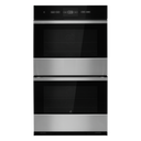 Jennair® NOIR™ 30 Double Wall Oven with V2™ Vertical Dual-Fan Convection JJW3830LM