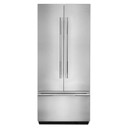 Jennair® Rise™ 36" (91.4 cm) Fully Integrated Built-In French Door Refrigerator Panel-Kit JBFFS36NHL