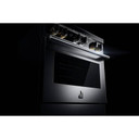Jennair® 30" RISE™ Dual-Fuel Professional-Style Range JDRP430HL