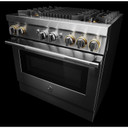 Jennair® 36" RISE™ Dual-Fuel Professional-Style Range JDRP636HL