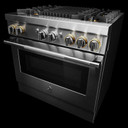 Jennair® 36" RISE™ Dual-Fuel Professional-Style Range JDRP636HL