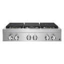 Jennair® 36" NOIR™ Gas Professional-Style Rangetop JGCP436HM