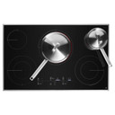 Jennair® Lustre 36" Electric Radiant Cooktop with Emotive Controls JEC4536KS