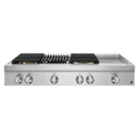 Jennair® NOIR™ 48 Gas Professional-Style Rangetop with Chrome-Infused Griddle and Grill JGCP748HM