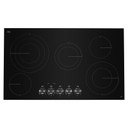 Jennair® 36" Oblivion Glass Radiant Cooktop with Halo-Effect Knobs JEC3536HB