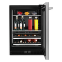 Jennair® NOIR™ 24 Built-In Undercounter Beverage Center, Right Swing JUBFR242HM