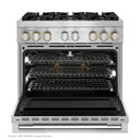 Jennair® 36" RISE™ Dual-Fuel Professional-Style Range JDRP436HL