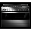 Jennair® 48 NOIR™ Gas Professional-Style Range with Chrome-Infused Griddle JGRP548HM