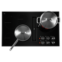 Jennair® Black Floating Glass 36 JX3™ Electric Downdraft Cooktop JED3536GB