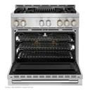 Jennair® 36" RISE™ Gas Professional-Style Range with Infrared Grill JGRP636HL