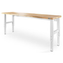 Gladiator® 8' (243.8 cm) Wide Adjustable Height Hardwood Workbench GAWB08HWGW
