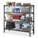 Gladiator® 77" Wide Heavy Duty Rack with Four 24" Deep Shelves GARS774XEG