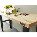 Gladiator® 6' (182.9 cm) Wide Adjustable Height Hardwood Workbench GAWB06HWEG