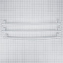 French Door Refrigerator Handle Kit, White W10716727 French Door Refrigerator Handle Kit, White W10716727